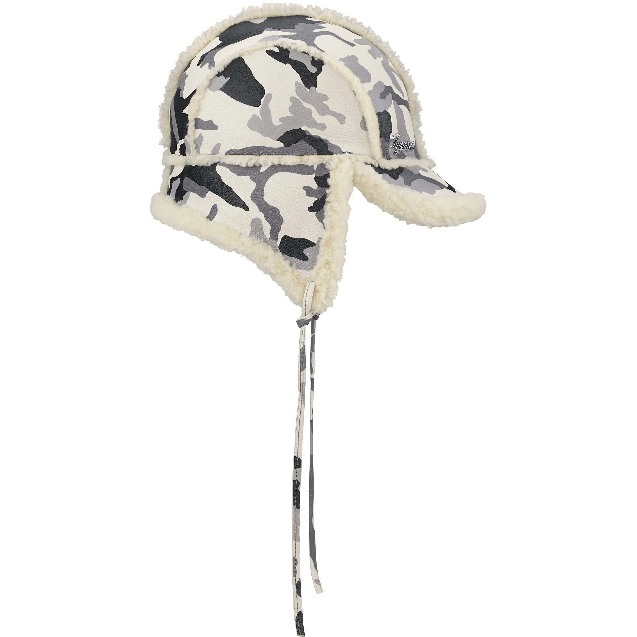 Shearling Lined Earflap Cap view 12